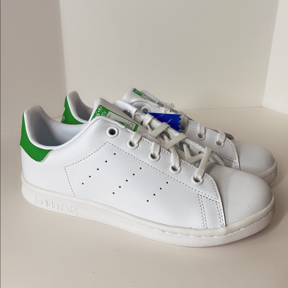 Adidas Stan Smith C White Green Size 3
